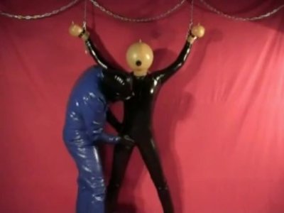 Magical Tg Latex Suit Porn - Latex Catsuit Girl with Rubber Ballhood in Bondage Gasmask Breathplay -  Pornhub.com
