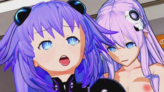 Hyperdimension Neptunia - Futanari Purple Sister X Purple Heart 3D Hentai -  Pornhub.com