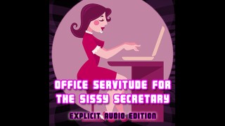 Servidumbre de oficina para la secretaria mariquita Edición de audio explícito