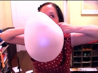 Blowing Giant Bubblegum Bubbles with aWhole Roll of Bubbletape!
