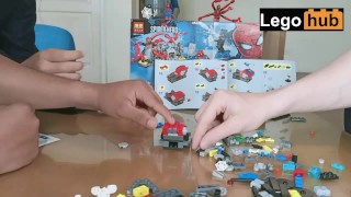 Two Men And A Woman Speed Build With Legos