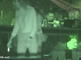 Crazy Halloween bottomless. Upskirt and real  video by Jeny Smith