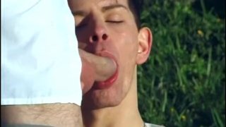 Outdoor gay sex adventure of a hot seducer