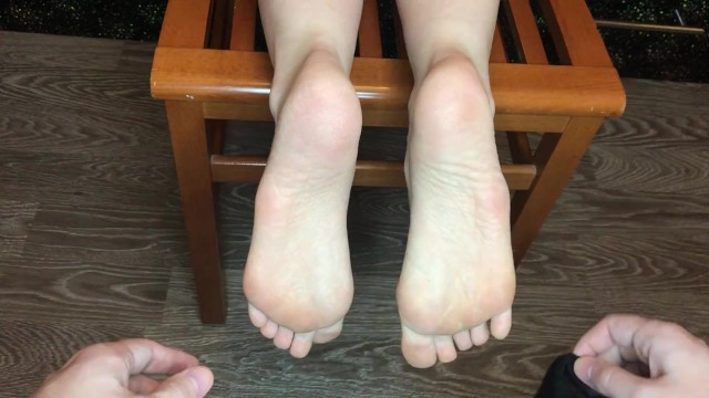 Black Foot Massage - Teen Girl Foot Massage in Black Nylon Socks POV - Pornhub.com