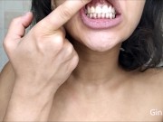 Preview 4 of Mouth, teeth, vore, spit and tongue fetish of Jan and Feb (demos)