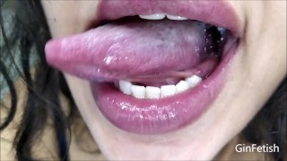Boca, dientes, vore, saliva y lengua fetiche de Jan y Feb (demos)