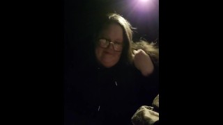 BBW Gives Greedy Teen BJ A Car Outside A Shopping Mall Wants A Second BJ Right Away