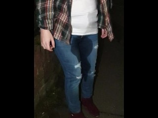 Alice - Public Wetting in Jeans while Walking Home ;)