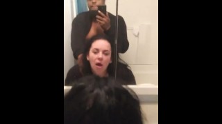 Stooped To Fuck In A Friend's Restroom