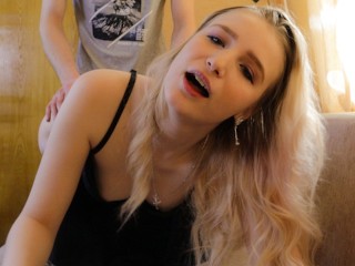 Blowjob, Hot Sex and Creampie with Teen Cute Girl Stacy Starando.