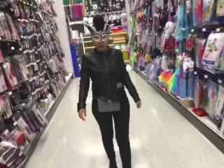 party city, public dancing, babe, shaking ass