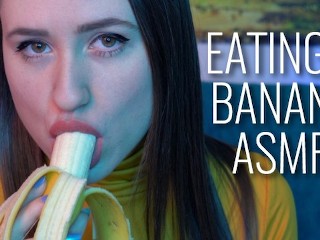 EATING a BANANA ASMR
