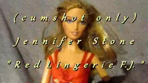 B.B.B.preview: Jennifer Stone "Red Lingerie"(cum only) WMV with Slomotion