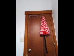 Me getting in the shower