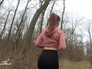 Preview 1 of Forest Running, Anal Fucking, Public Cumming