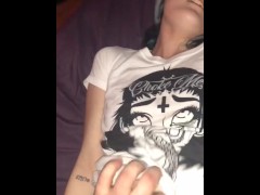 Video Choke Me Out - Make Me Cum - Teen Ivy Minxxx Gets Her Pussy Pounded by Tatted Dom