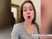 Preview 5 of PORN VLOG behind the scenes creampie masturbation socks lingerie- Lelu Love