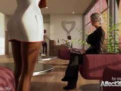 Video Affect3D - Ebony Nurse helping her futanari patient in a cool 3d animation