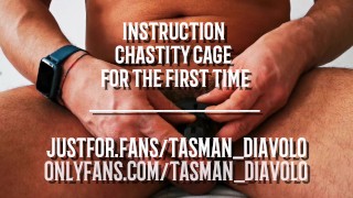 HOW TO EASILY APPLY A CHASTITY CAGE