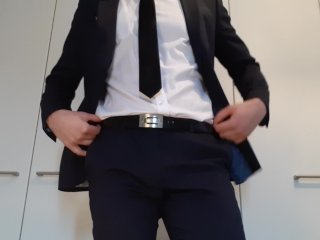 Guy in a suit blows off some steam - WhyteWulf