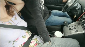 Getting finger fucked by the driver
