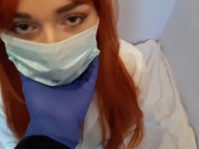 Preview 1 of Corona virus patient do blowjob for her doctor