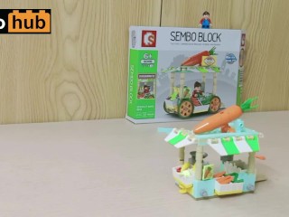Esta Senhora De Verdureiro Lego Adora Cenouras Grandes (Sembo 601116)