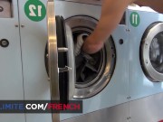 Preview 2 of Laundromat sex with French redhead hot girl