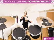 Preview 3 of VR BANGERS Busty German Brunette Screwing Drummer