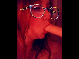 Snapchat leaked BBW Redhead deep throating 