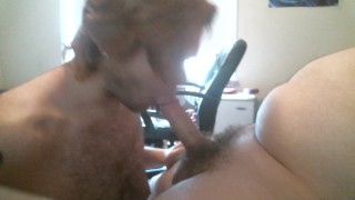I blow a load on my husband’s face