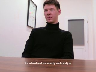 DIRTY  SCOUT 228 - Amateur Skinny Twink Gets Barebacked In The Back Of The Office