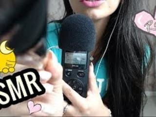 SFW ASMR Intense Microphone Brushing ♥ Sticky Tape ♥ Mouth Sounds! ♥