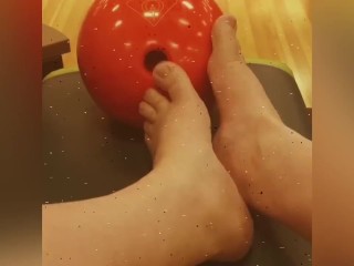 Bowling - Bowling Alley - Foot Massage Teaser - Foot Fetish