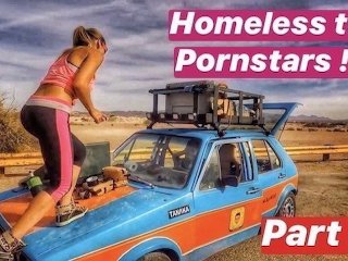 fit couple, reality, porn documentary, homeless fuck