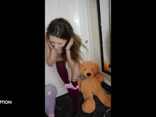 Trying on panties-BraceFace