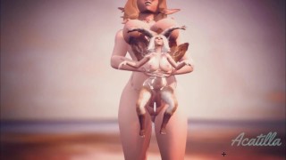 Futa Giantess Has A Baby With A Flying Fox Creature