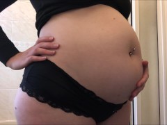 Swollen Belly Girl Huge Water Belly Inflation
