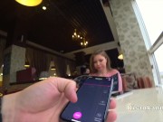Preview 1 of Took to a restaurant and cum in the throat in the toilet! She swallowed cum