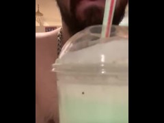 Drinking my Shamrock shake while listening to Despacito 