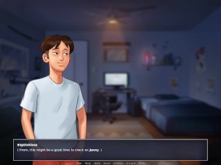 Summertime Saga Parte 43 - vídeo nua da minha meia-irmã