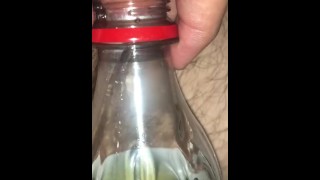 Pissing in a bottle (Viewer request )