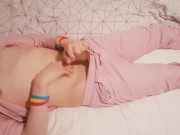 Preview 2 of Femboy masturbates and cums multiple times