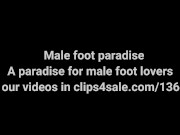 Preview 1 of Male Foot Paradise (Advertisement)