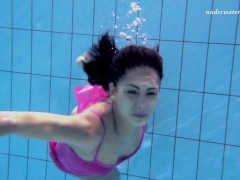 Zlata Oduvanchik underwater swimming babe
