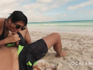 BLOWJOB ON A PUBLIC_BEACH - EROTICA EN ROUTE(EPISODE 1)