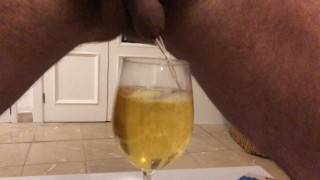 Pissing in a glass