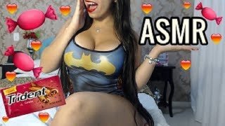 SFW [ASMR] INTENSE EATING MOUTH SOUNDS SONS MOLHADOS, TRIDENT E BALA