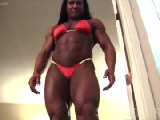 Preview 5 of Sexy mature body builder shows off her amazing physique