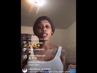 Jodi Couture ALL HER ASS OUT TWERKIN on IG LIVE ! 